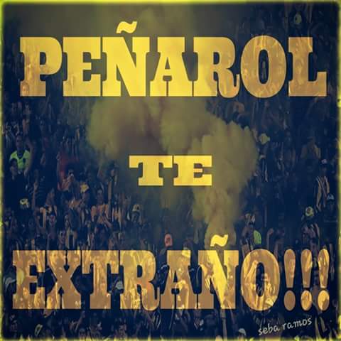 CAPFrases's tweet photo. RT si extrañas a Peñarol http://t.co/deWKENuxd0