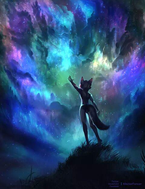 I found this really beautiful art piece on Reddit. (Artist ~ AlectorFencer)