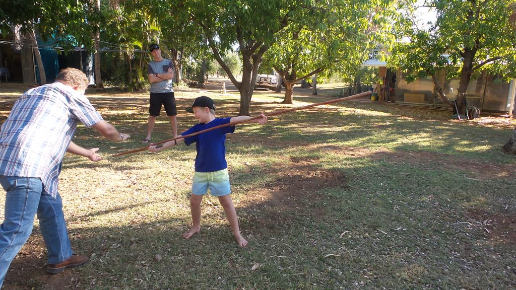 TourismTopEnd's tweet photo. Spear throwing with #TopDidj Cultural Experience in #KatherineNT #familyfun #TopEndNT #NTAustralia http://t.co/tPFU89kyk0