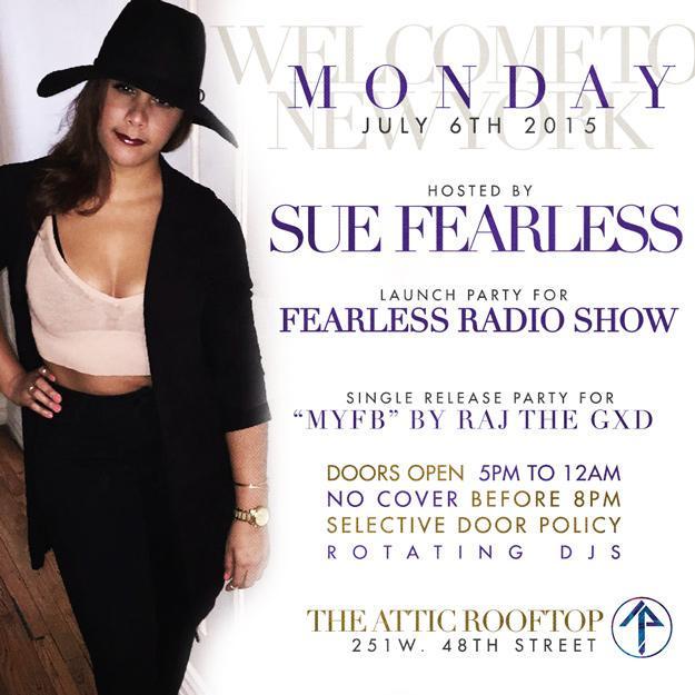musicvideolive's tweet photo. MONDAY.7.6.15 6pm.. #TurnItUp @FearlessWomenNY @theatticnyc 251 W48th St(8th Ave)NYC FEARLESS RADIO SHOW LAUNCH EVENT http://t.co/HpHR0evpY5