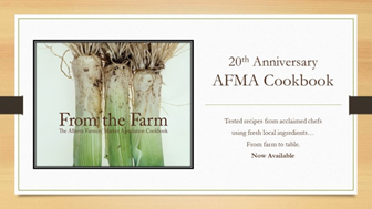 YegdtMarket's tweet photo. The @AFMA11 cookbook is available at the market info booth for only $20! Pick one up today! #recipes #cookinglocal http://t.co/0kRXRYnA1k