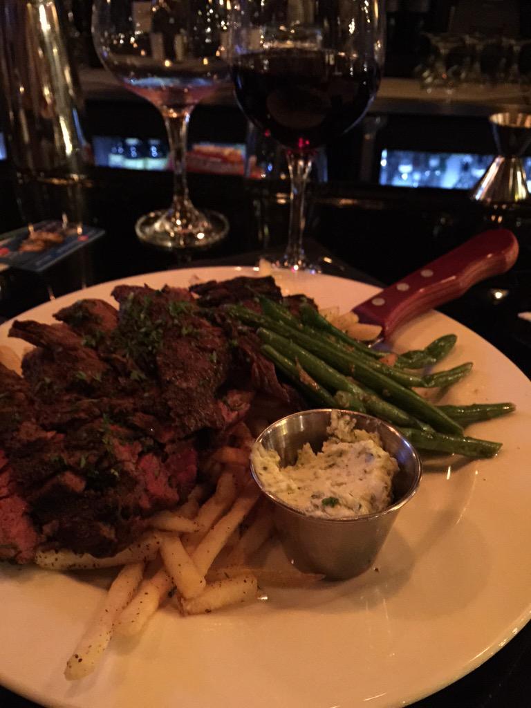 GinoJRocco's tweet photo. Starving ... Steak Frites!! @HARRYVELVETROOM http://t.co/Y24KH3tB7I
