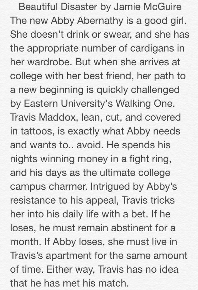 AshRecommends's tweet image. Beautiful Disaster by Jamie McGuire