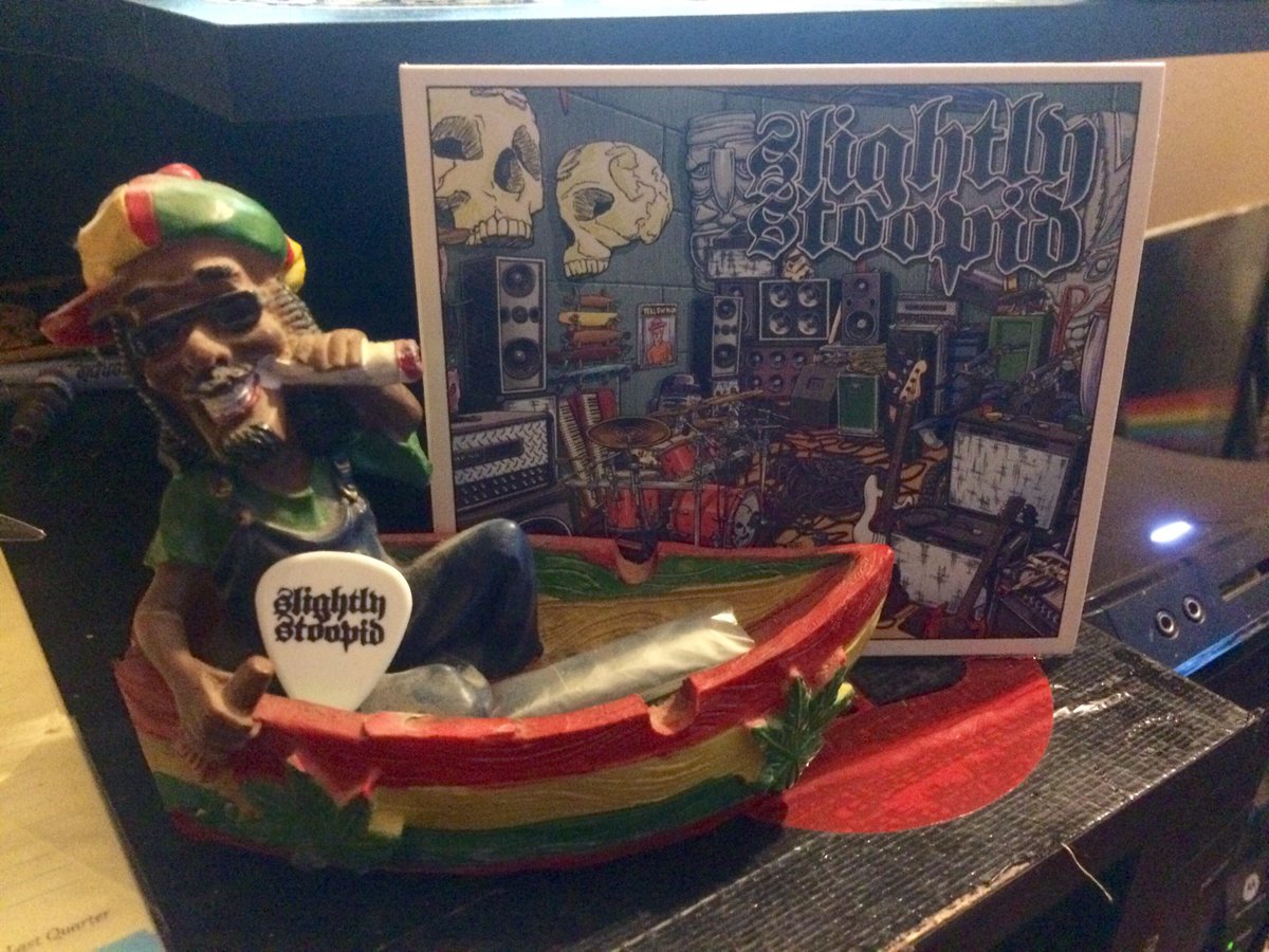 polarkaos's tweet photo. Ordered stoopid tshirt/ album bundle. Thanks for the sticker and pick @SlightlyStoopid! http://t.co/cT10d0s4R1