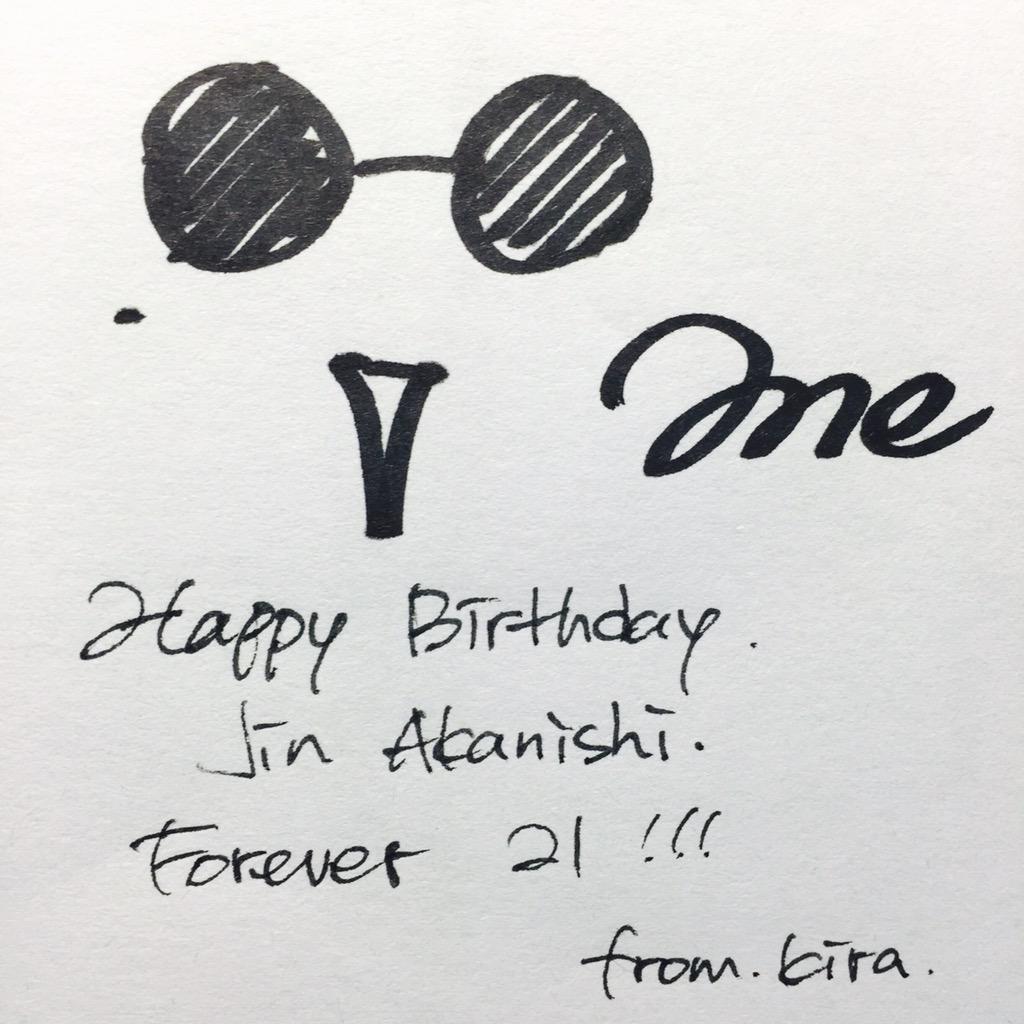  happy birthday jinjin . Love your unique style. Pls be yourself forever!!! with my endless love. 
