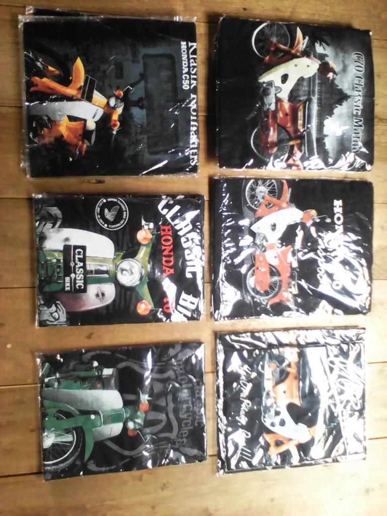 Kaos C50,C70,dan CB
Ready slhkn order...
Hantac Online shop
Mnt hub 081251323530/523e3c29