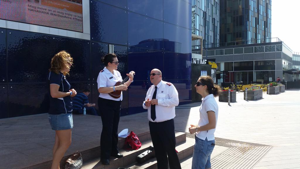 #boundlessoutreach out the front of the O2 @Boundless2015 @SalvArmyIHQ #Boundless2015