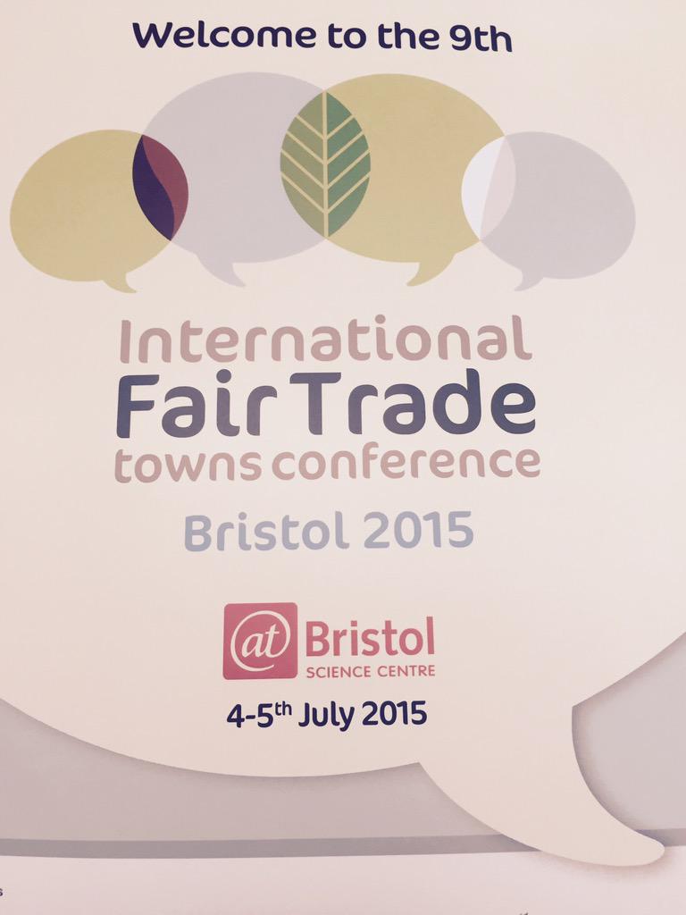 Wow-240 #FairTrade advocates from over 20 countries are in Bristol for the #FTTowns Conf! #FairTradeBristol2015