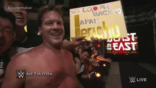 WWEUniverse's tweet photo. Japan is JERICHO! 
#BeastInTheEast http://t.co/90IGkNQ5ei