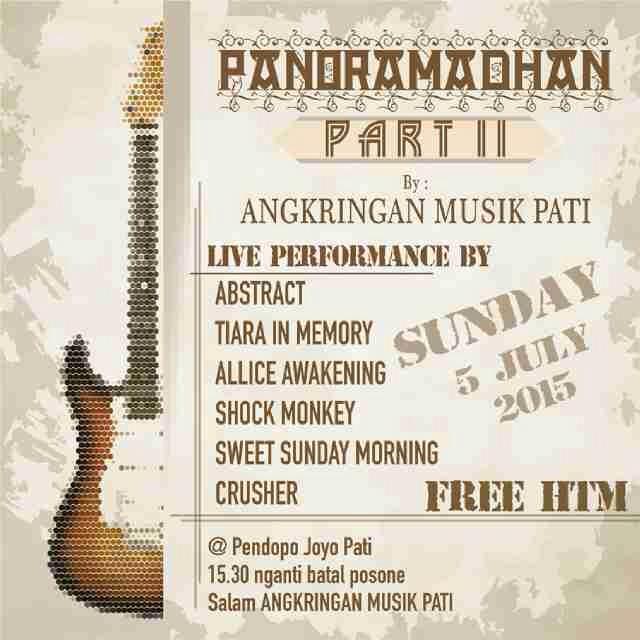 staccato_music's tweet photo. Part 2  @Sekitar_Pati @shockmonkeyrock @AsliWongPati @JawaGendhis @pati_news @angkringanmusik http://t.co/GgBQLA17w9