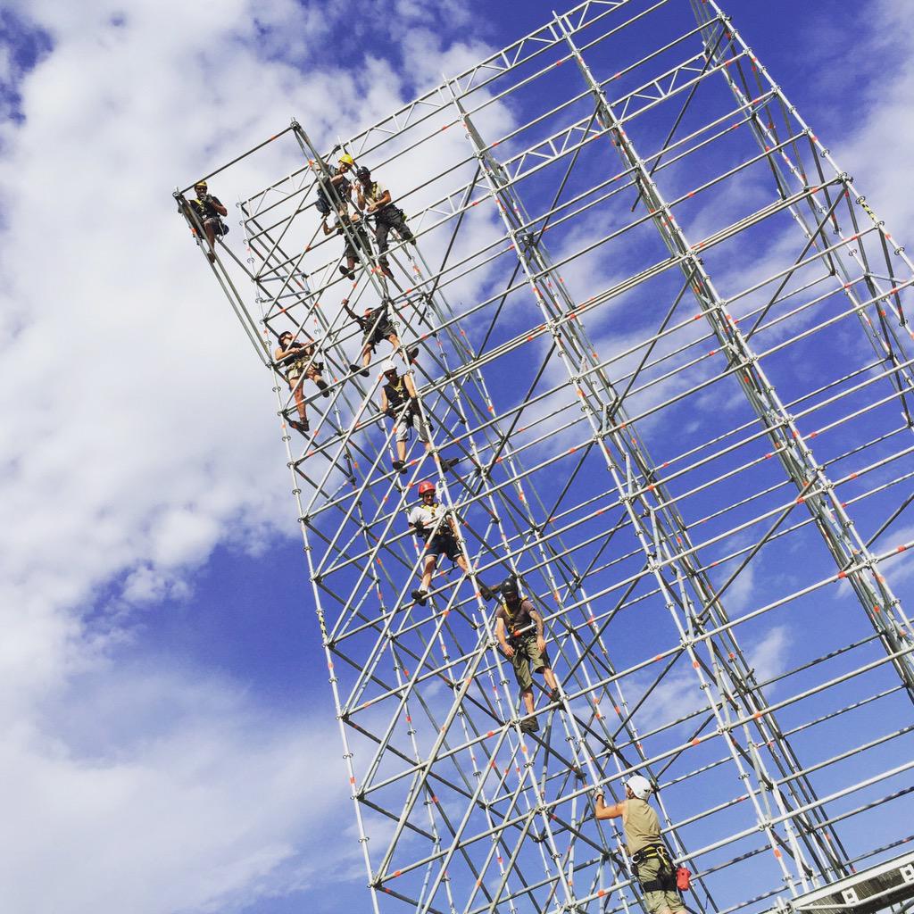 electrobeach's tweet photo. This is how is building #EMF2015 stage! See you very soon! Tickets: https://t.co/4GWJsPhF83 http://t.co/ZXwySTKCB4