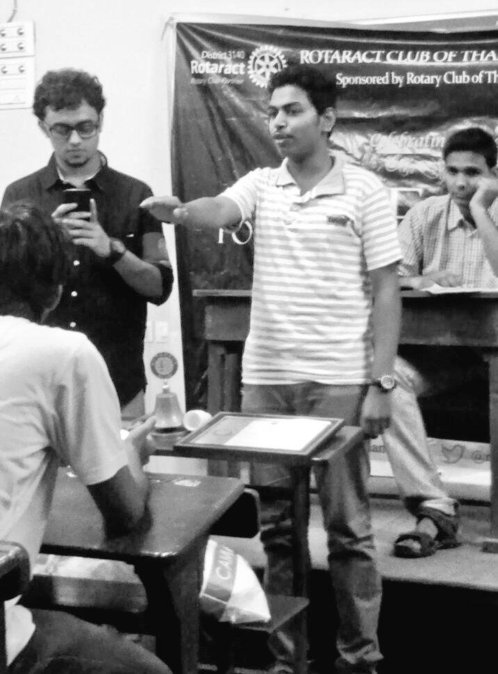 rcthanecentral's tweet photo. And we induct our first member for the year,who is also a director! 
Welcoming Rtr. Saurabh to the RCTC Family! http://t.co/i985UPcdKW