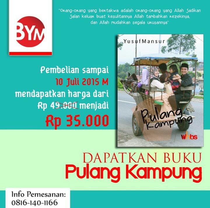Sblm pulang kampung, pelajari dulu buku yg satu ini.. Info 08161401166 cc. <a href="/Yusuf_Mansur/">Yusuf Mansur</a> <a href="/deddinordiawan/">Deddi Nordiawan</a>  <a href="/elamansur/">Ela Mansur</a>