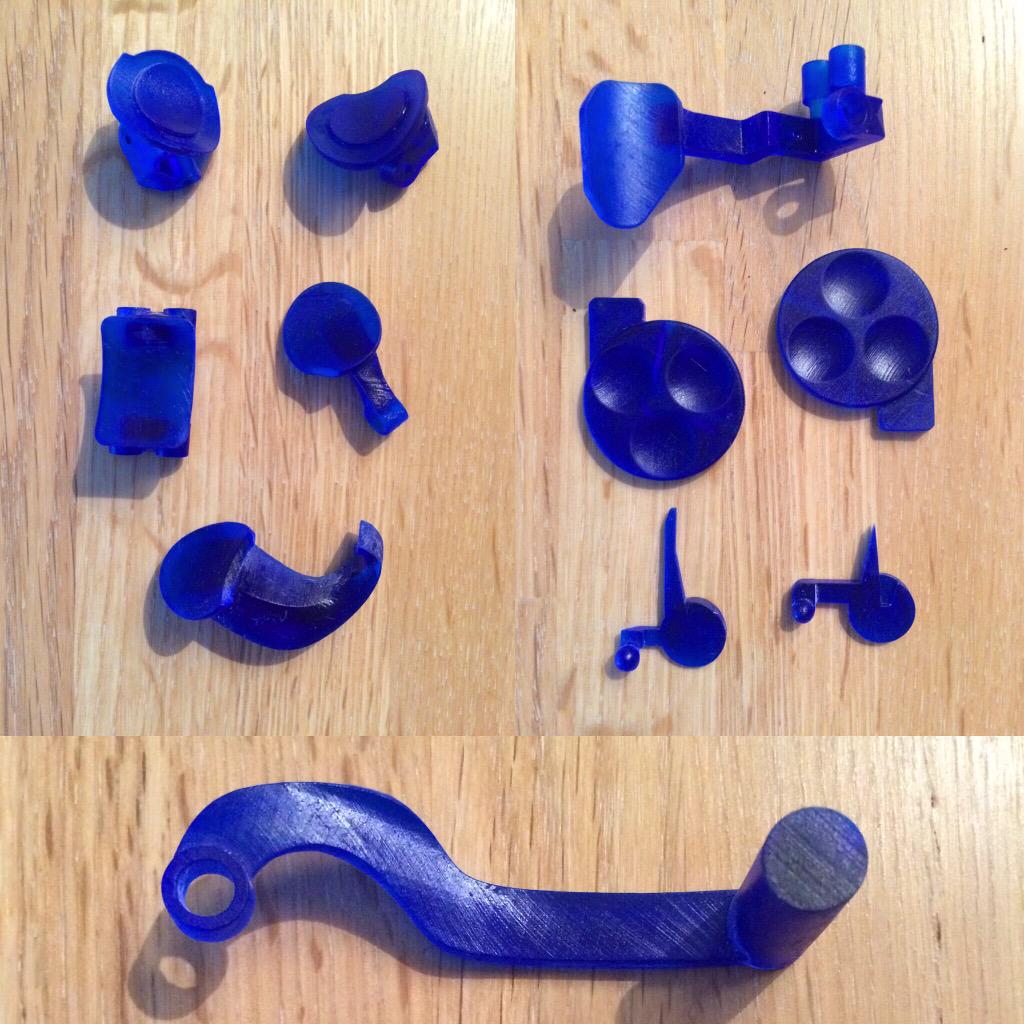 MOMKAdesign's tweet photo. #3dprinting parts for a one-handed #saxophone! That's #music to our ears, what a great project! #formlabs #form1plus http://t.co/rBg7aEAryP