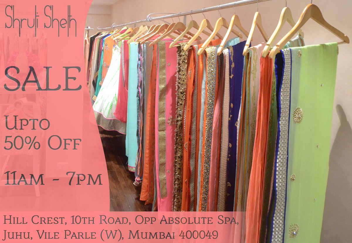 Be six yards ahead of time, fashion and tradition with exquisite sarees by Shruti Sheth now on Sale.