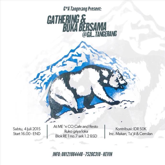 Bukber Tangerang sore ini