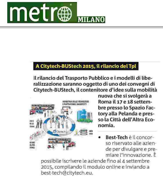 Panoramica_mob's tweet image. Il rilancio del #TPL e il concorso Best-Tech, nell&apos;articolo di @MetroNewsItalia #citytech #bustech @rivista_Autobus