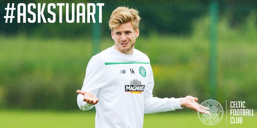 CelticFC's tweet photo. Still plenty of time to get your questions in for @CelticTV's guest Stuart Armstrong. Tweet them in using #AskStuart http://t.co/awUyXwYMMC