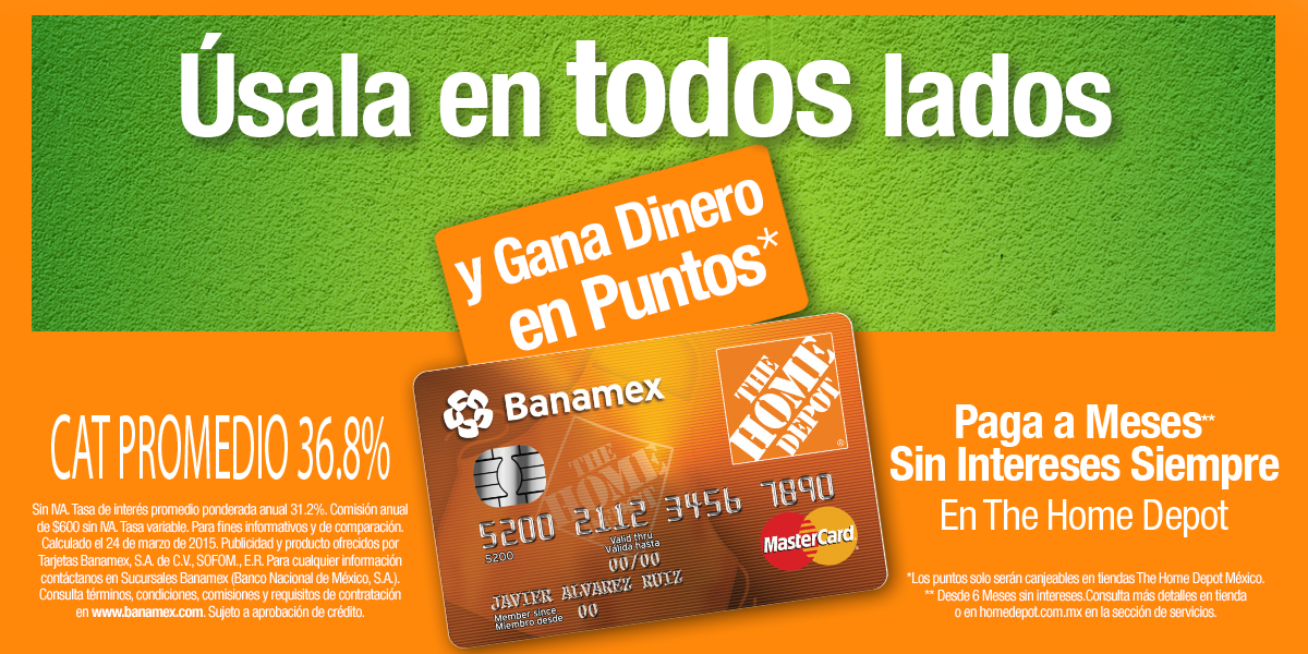 cancelar tarjeta de credito home depot