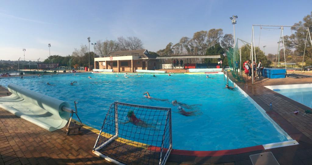 Day 2 &amp; session 3 finished. One more to go. #kazan2015 #teamsa #ladies #waterpolo #train