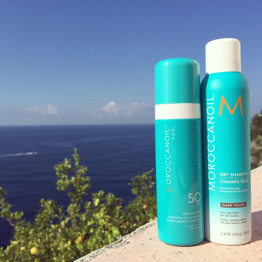 Moroccanoil on X: Weekend necessities. (Products shown: Sun Lotion SPF 50  and Dry Shampoo Dark Tones.) #MOSun #justforhue  / X