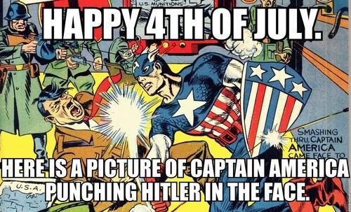 "Happy #IndependenceDay to my American followers."