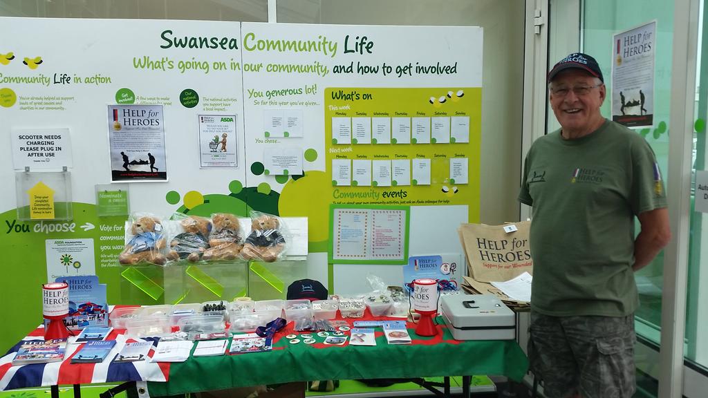 We've got Help For Heroes in store this weekend, selling lots of items in order to raise money!