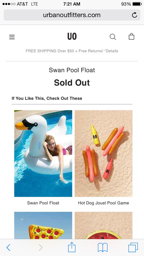 C__Berr's tweet image. What's a girl gotta do to get a #swanfloat?!