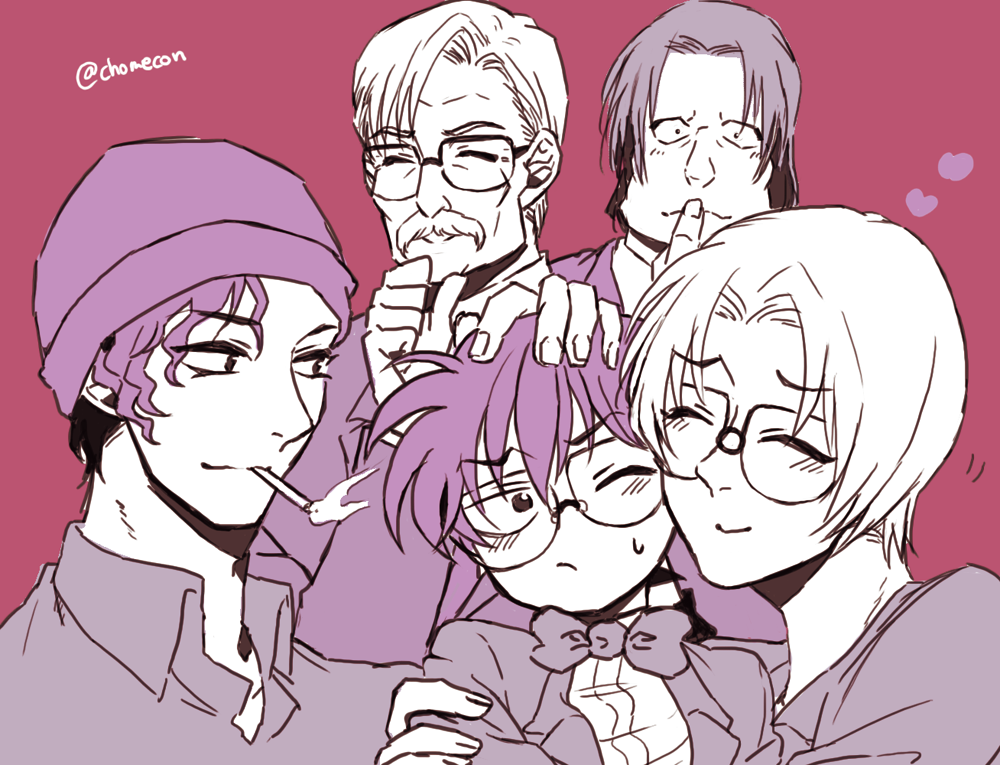 ちょめこ A Twitter お題 Fbi 形式 イラスト キャラクター コナン 赤井秀一 ジョディ ジェームズ キャメル クールキッド やっぱりかわいいわ やめてよ 何やってんだか コナンまじ快深夜の真剣制作60分一本勝負 Http T Co Oqrqxb8uum