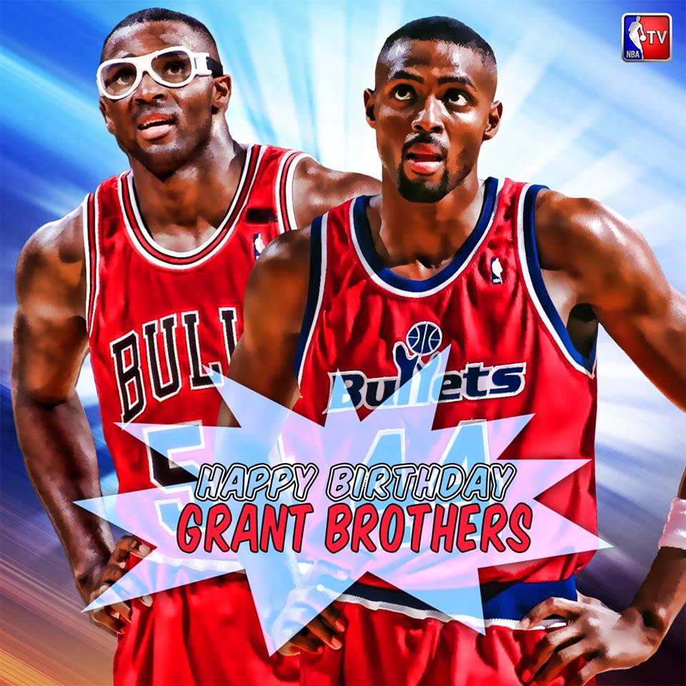 Happy 50th Birthday to Horace and Harvey Grant! 