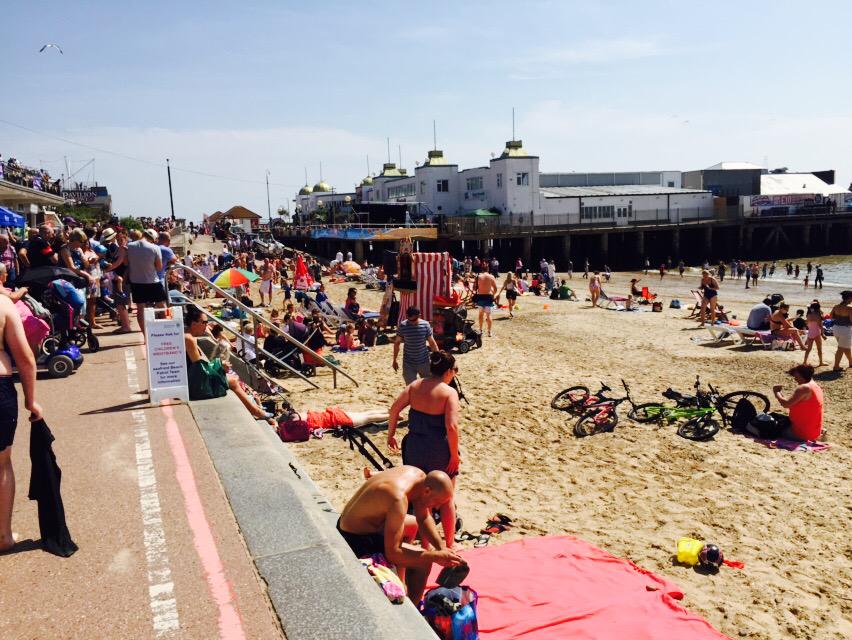 Great atmosphere building at the Sea &amp; Beach Festival #S&amp;BFest2015