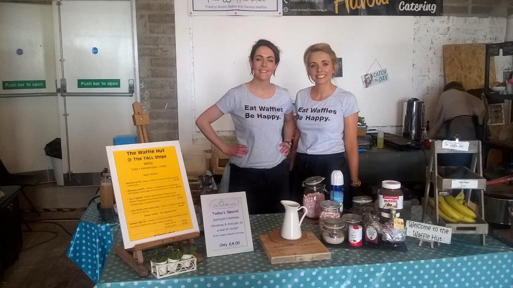 <a href="/Clare19x/">Clare Dougan</a> Ready for day 3 of waffle making @DockTQMarket <a href="/tallships2015/">Tall Ships Belfast</a> <a href="/DockTQJoachim/">Joachim</a> <a href="/lynnegibby/">Lynne</a> #local #handmade