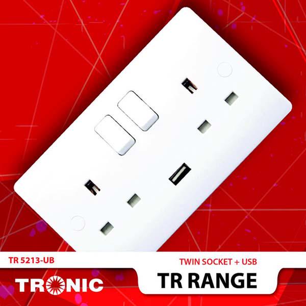 Tronic_ae's tweet photo. A new definition of multi-purpose plug. #Tronic's TR Range #TwinSocket + #USB #awesome #tanzania #iraq http://t.co/2ineCqEt43