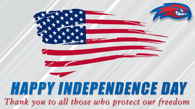 RiverHawkNation's tweet photo. Today it's all about the stars and stripes. Happy 4th of July River Hawk Nation! #UnitedInBlue http://t.co/gQUbHaTGg2