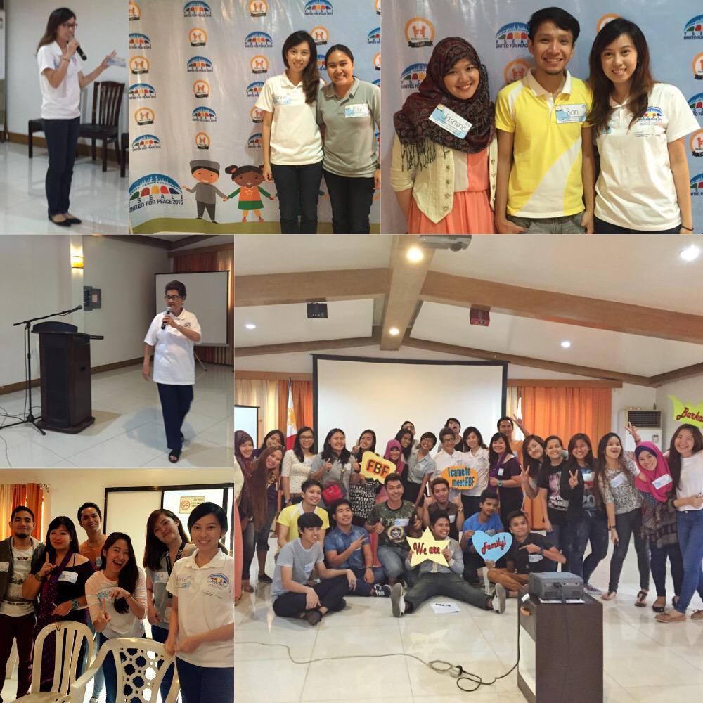 anacelle's tweet photo. @yseali United for Peace in the Philippines #fbfcamp #friendsbeyondfaith to promote intercultural understanding! http://t.co/FZJdqXb28c
