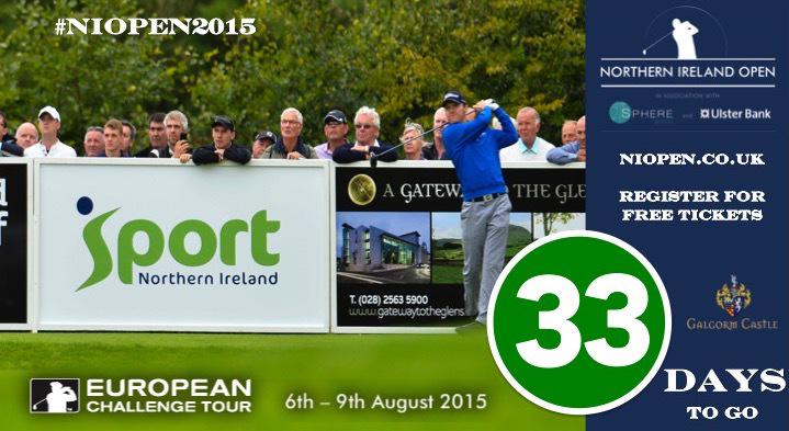 Only 33 days until the @Challenge_Tour comes to @GalgormCastle for the Northern Ireland Open 2015 #NIOpen2015