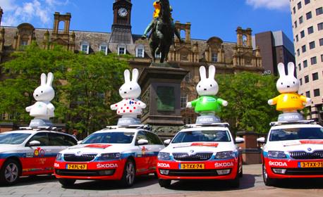 This is what we want to see. #sbstdf #TDF2015 #miffy  Utrecht is where Miffy was born/drawn.