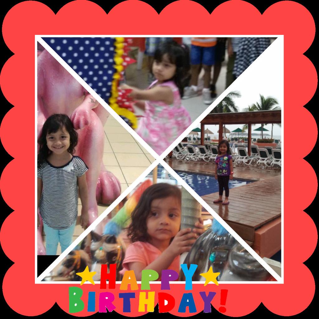 Feliz cumpleaños a mi bb hermosa #4añitos #felicidad #amorimfinito