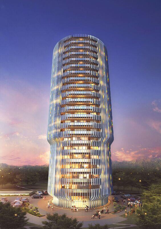 Cybertecture's tweet image. The #TreeTower #Residential project inspired by #Bamboo designed by #JamesLawCybertecture #Tridhatuu