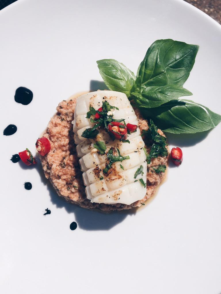 Com down to #thecatch and try our amazing curly squid #beach #food #Saturday