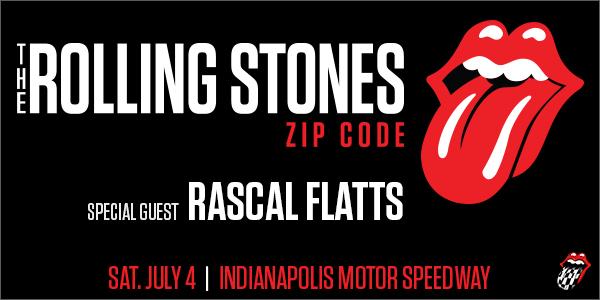 Indianapolis Motor Speedway Seating Chart Rolling Stones