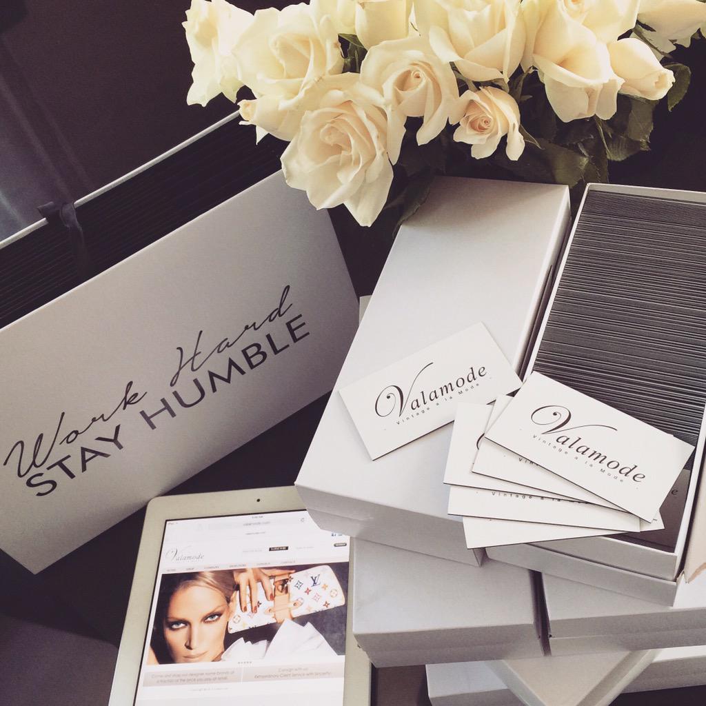 Saturday mornin workday! New round of 2000 #business cards! #LetsGo #Fashion #Luxury #Resale #Ottawa #MTL #Toronto