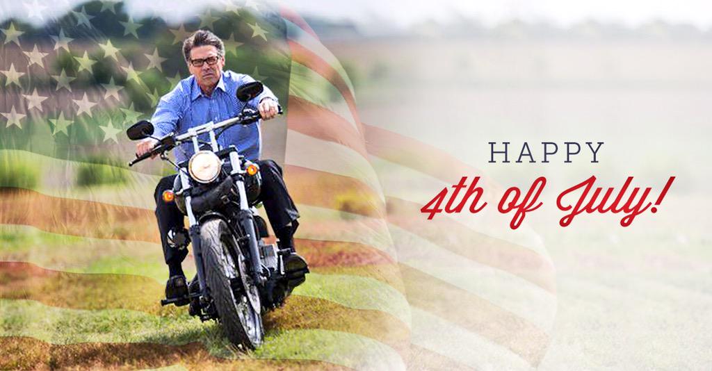 GovernorPerry's tweet image. Happy 4th of July!