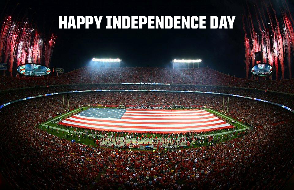 Chiefs's tweet photo. Happy Independence Day, #ChiefsKingdom! http://t.co/bYF6qG6NND