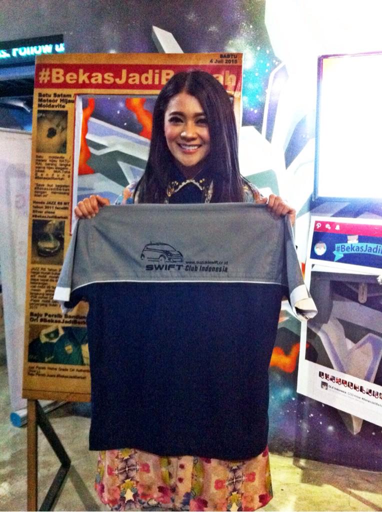Indah Dewi Pertiwi support Swift Club Indonesia #BekasJadiBerkah