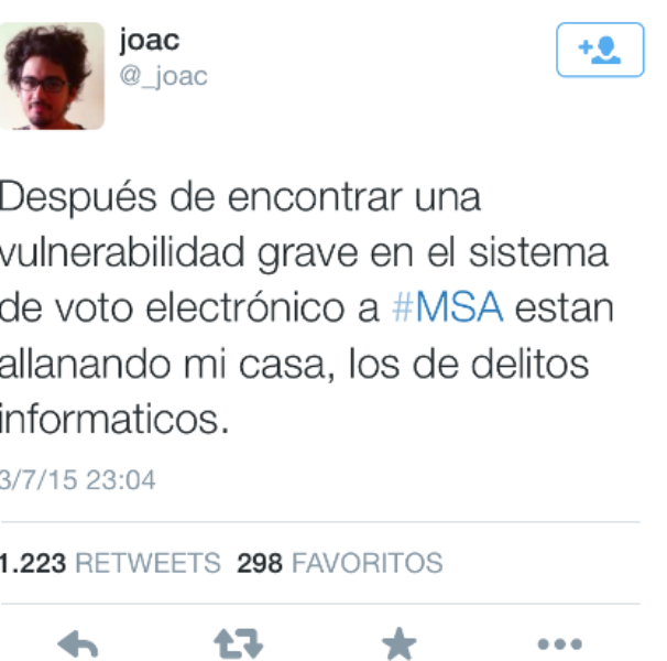 DiarioZ's tweet photo. Allanaron al especialista que denunció fallas en el sistema de voto electrónico @_joac #MSA http://t.co/GX6usgl80E http://t.co/TMoBwUwfoB