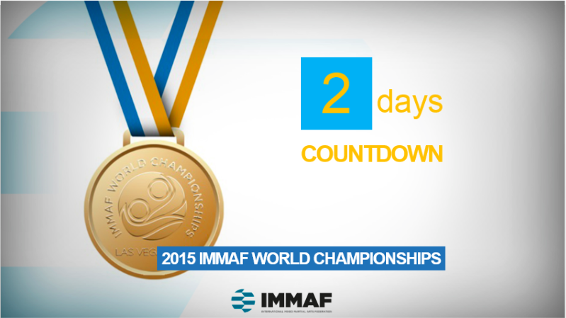 IMMAFed's tweet photo. We're so close to action time! In just two days the IMMAF take to the Las Vegas stage

#2015Championships #AmateurMMA http://t.co/hrOeAjYUip