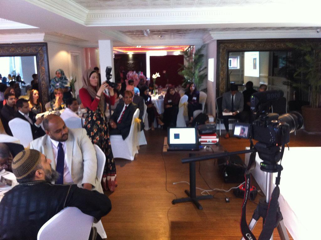 PunkZebra's tweet image. This evening, we're presenting our work and filming at the Amirah Foundation charity fundraising dinner and #Iftar.