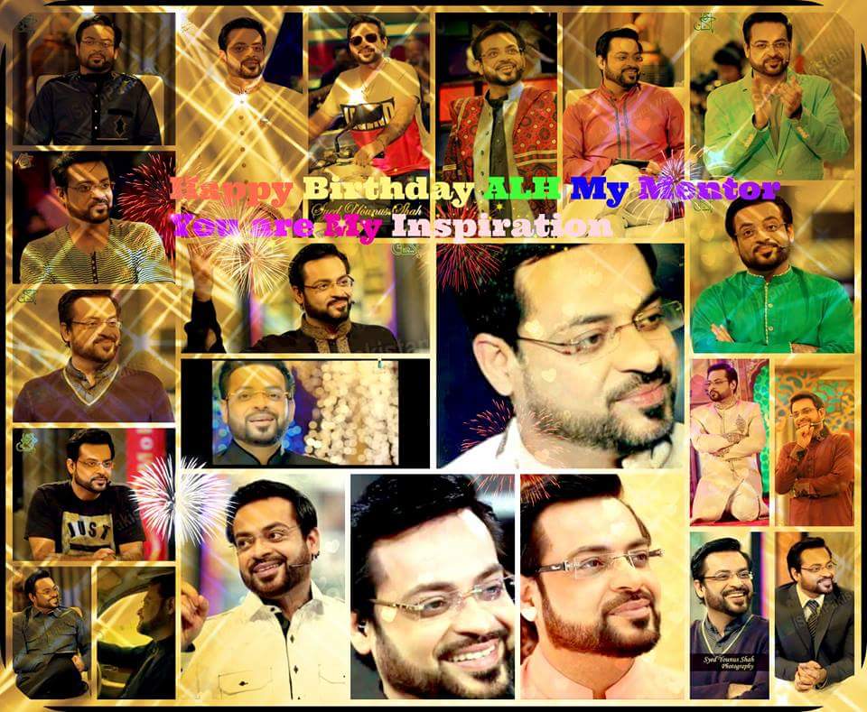  Happy birthday Dr Aamir Liaquat Hussain 
