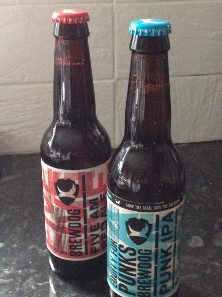 mralanfoster's tweet image. Giving these @brewdog beers a try tonight for the first time